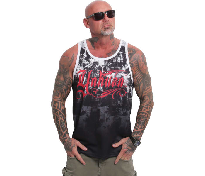 Tielko Yakuza Flying Skullz Mesh top