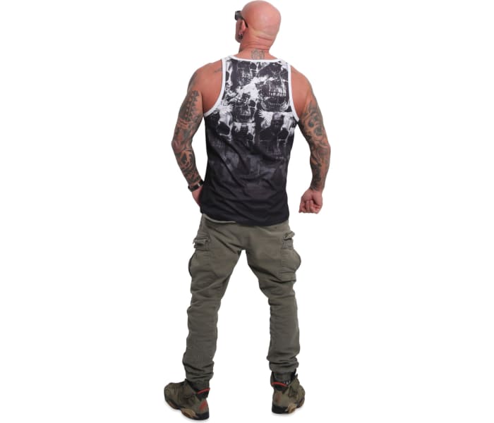 Tielko Yakuza Flying Skullz Mesh top