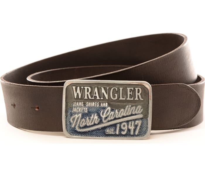 Kožený opasek Wrangler Buckle bel