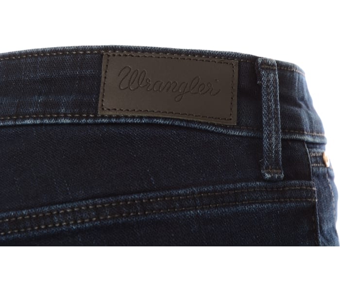 Wrangler jeans Straight Blue Black dámske tmavomodré