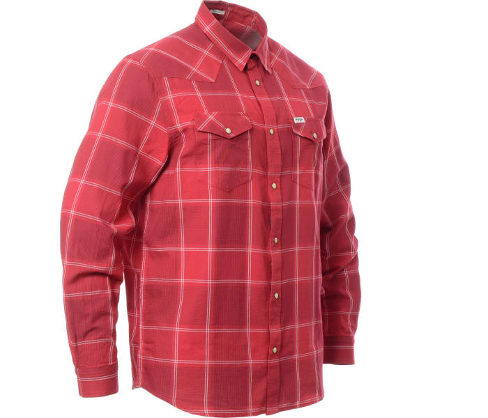 Košeľa Wrangler Western Formula Red pánska červená