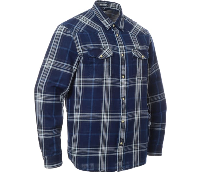 Košeľa Wrangler Western Shirt Dark Indigo pánska tmavo modrá