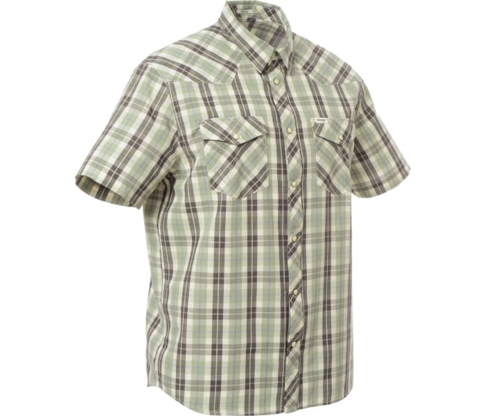 Košile Wrangler SS Western Shirt pánská zelená