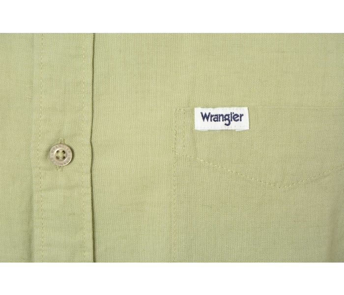 Košile Wrangler 1 PKT Shirt Tea Leaf pánská olivová