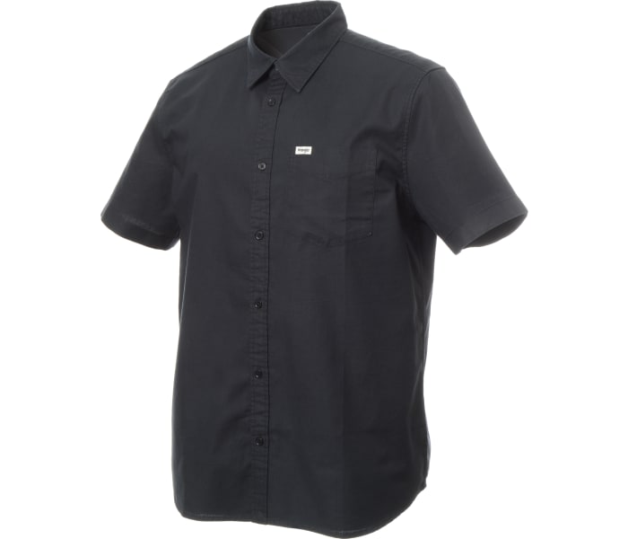 Košeľa Wrangler 1 PKT Shirt Black pánska čierna