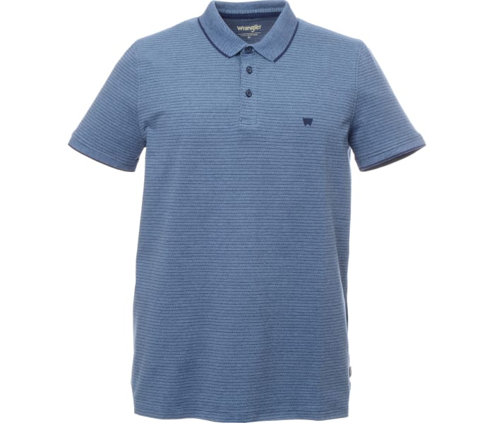 Polo triko Wrangler Refined Polo Medieval Blue pánské modré