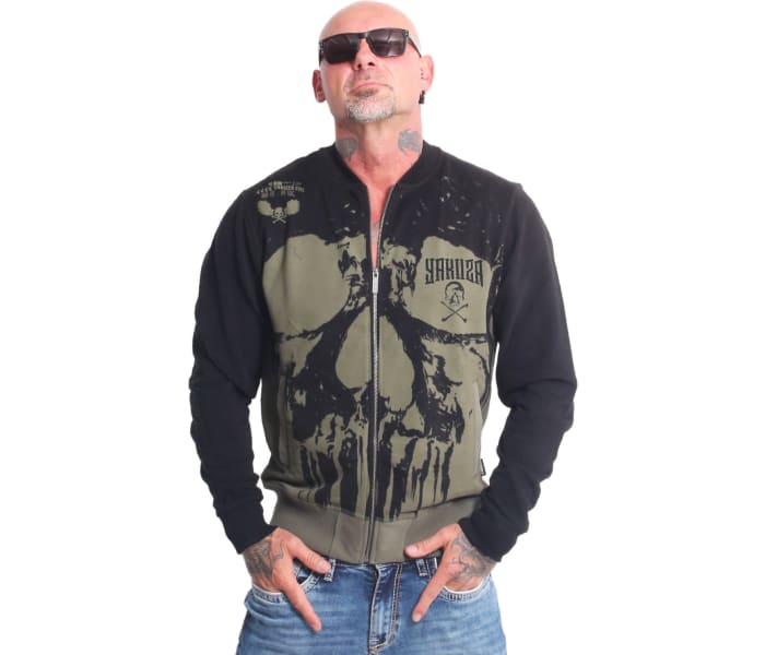 Mikina Yakuza Noggin Zip Mock Neck