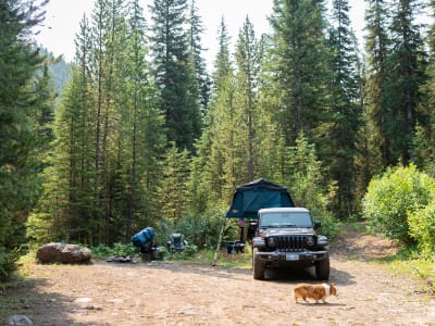 Portal Creek Campsite - Near Big Sky, Montana 