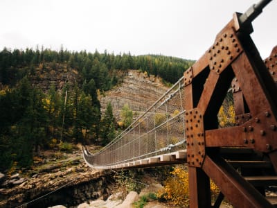 Kootenai Falls Suspension Bridge photo 2
