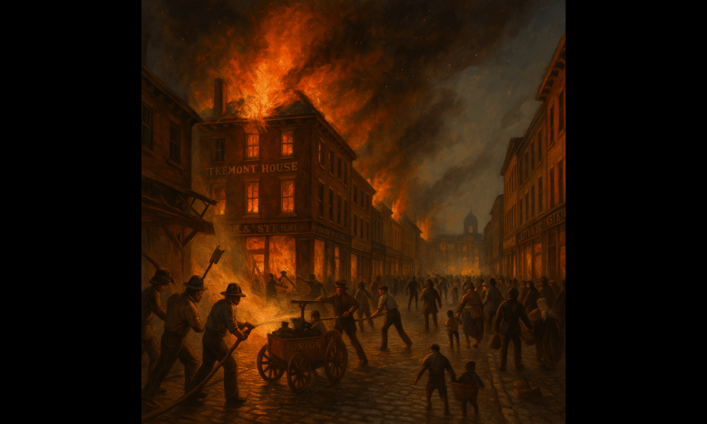 Granville Street Fire