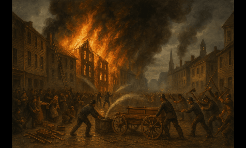 The Major Fires of 1857, 1859 and 1861 and their repercussions across the City