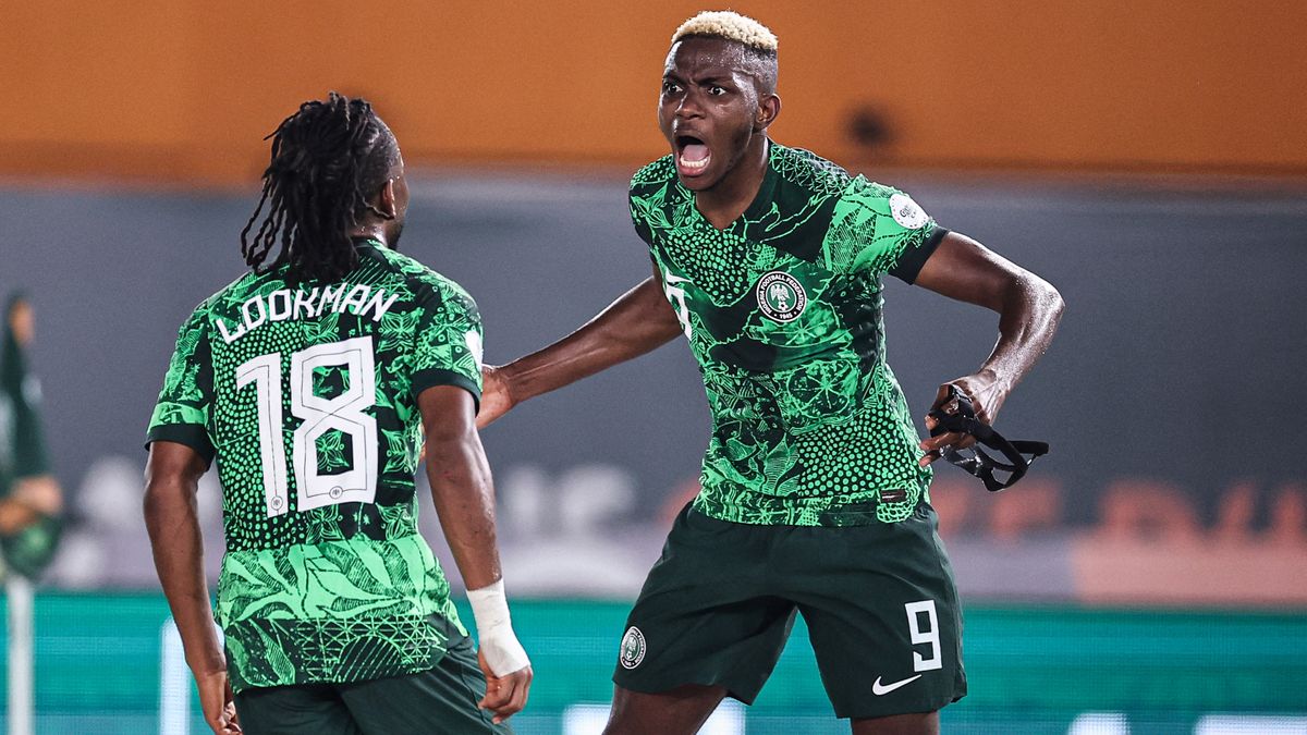 Super Eagles had their eyes on the Sable Antelopes of Angola... And you know what they say about Eagles' sight...