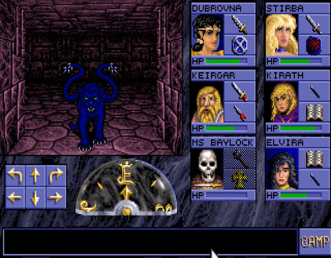 The picture shows the dungeons's ninth level.