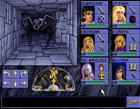 The picture shows the dungeons's fourth level.