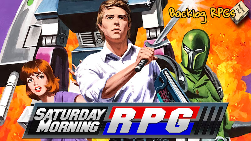 Banner art for the game Saturday Morning RPG