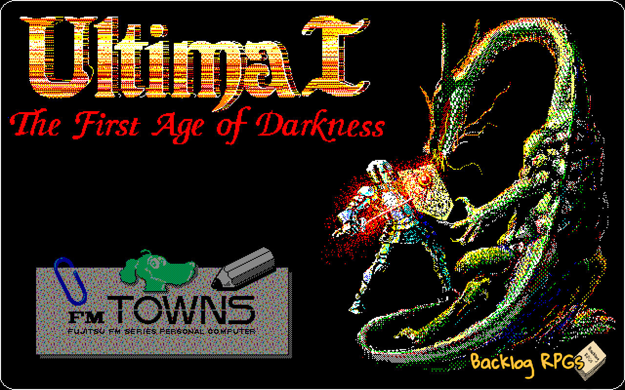 Banner image for the game Ultima 1: The First Age of Darkness for FM Towns