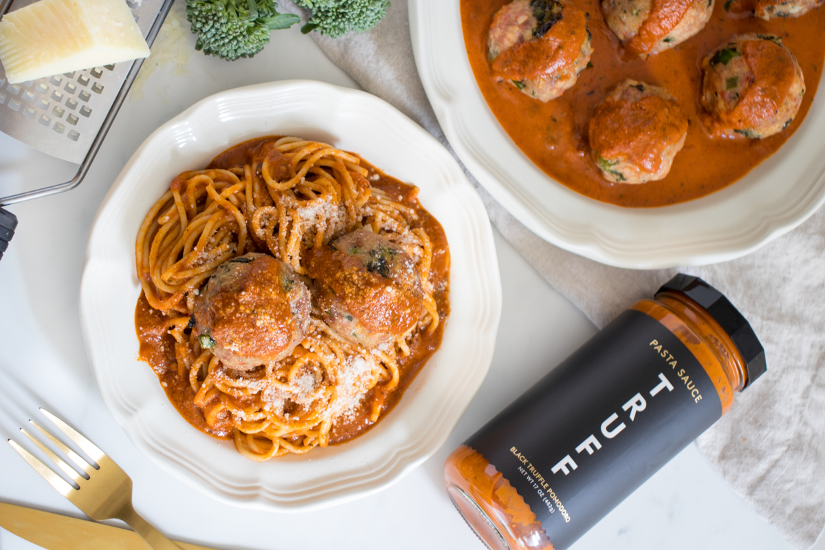 Gourmet Philly Pork Meatballs | Pork Pecorino Meatball Recipe | TRUFF