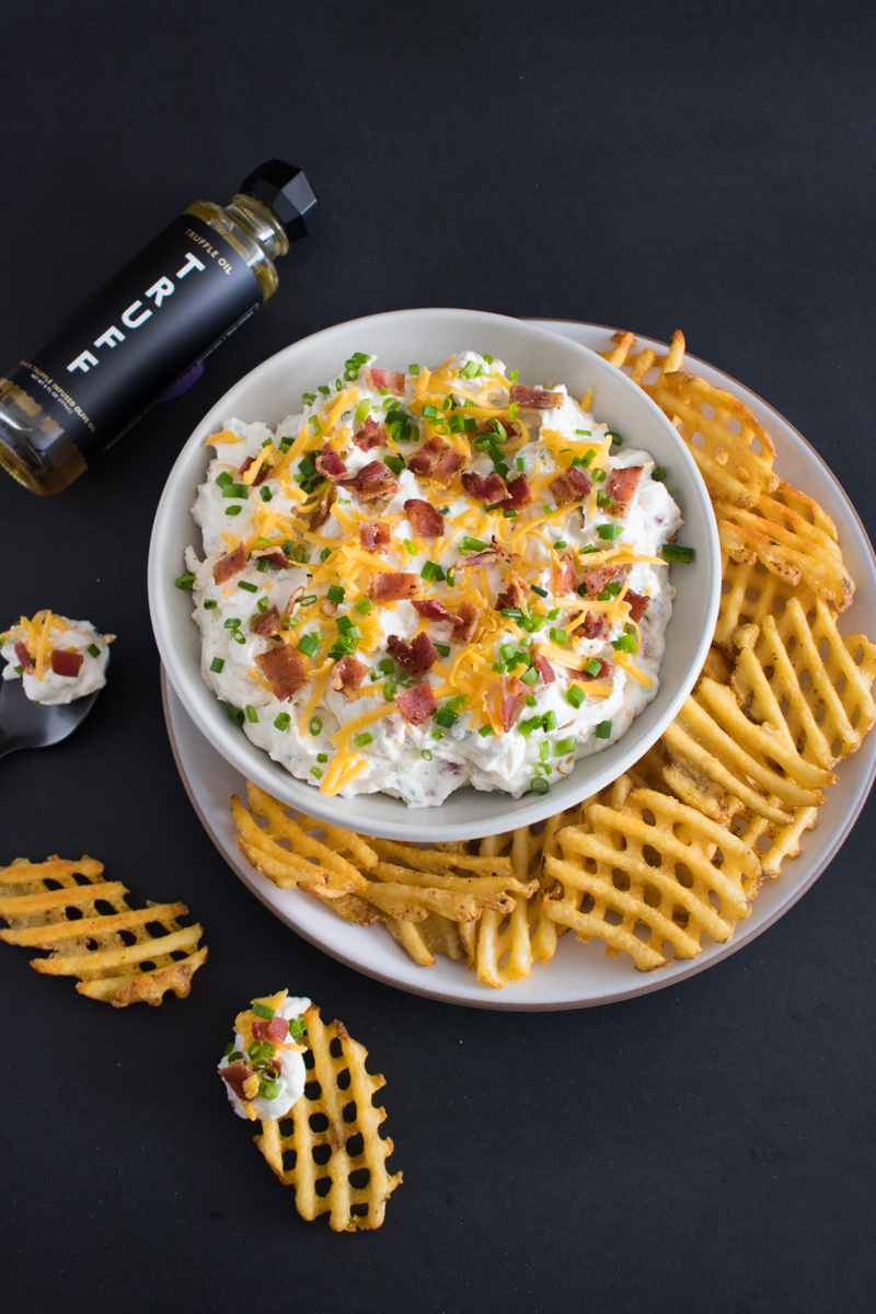 Loaded Baked Potato Dip Recipe | TRUFF