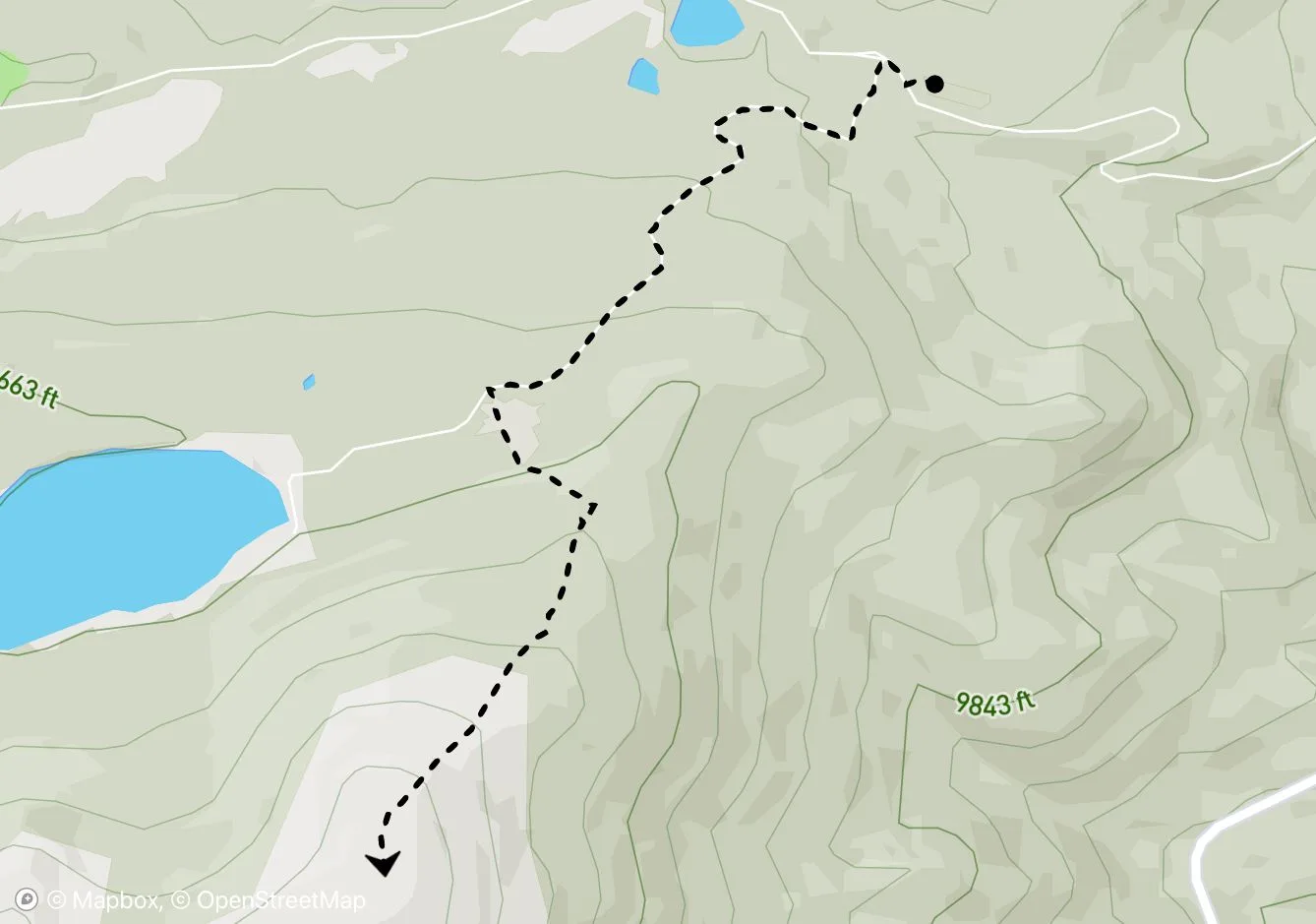 Niwot Mountain map