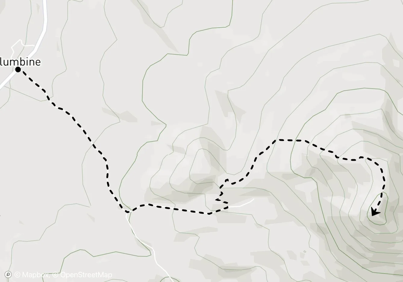 Hahns Peak map