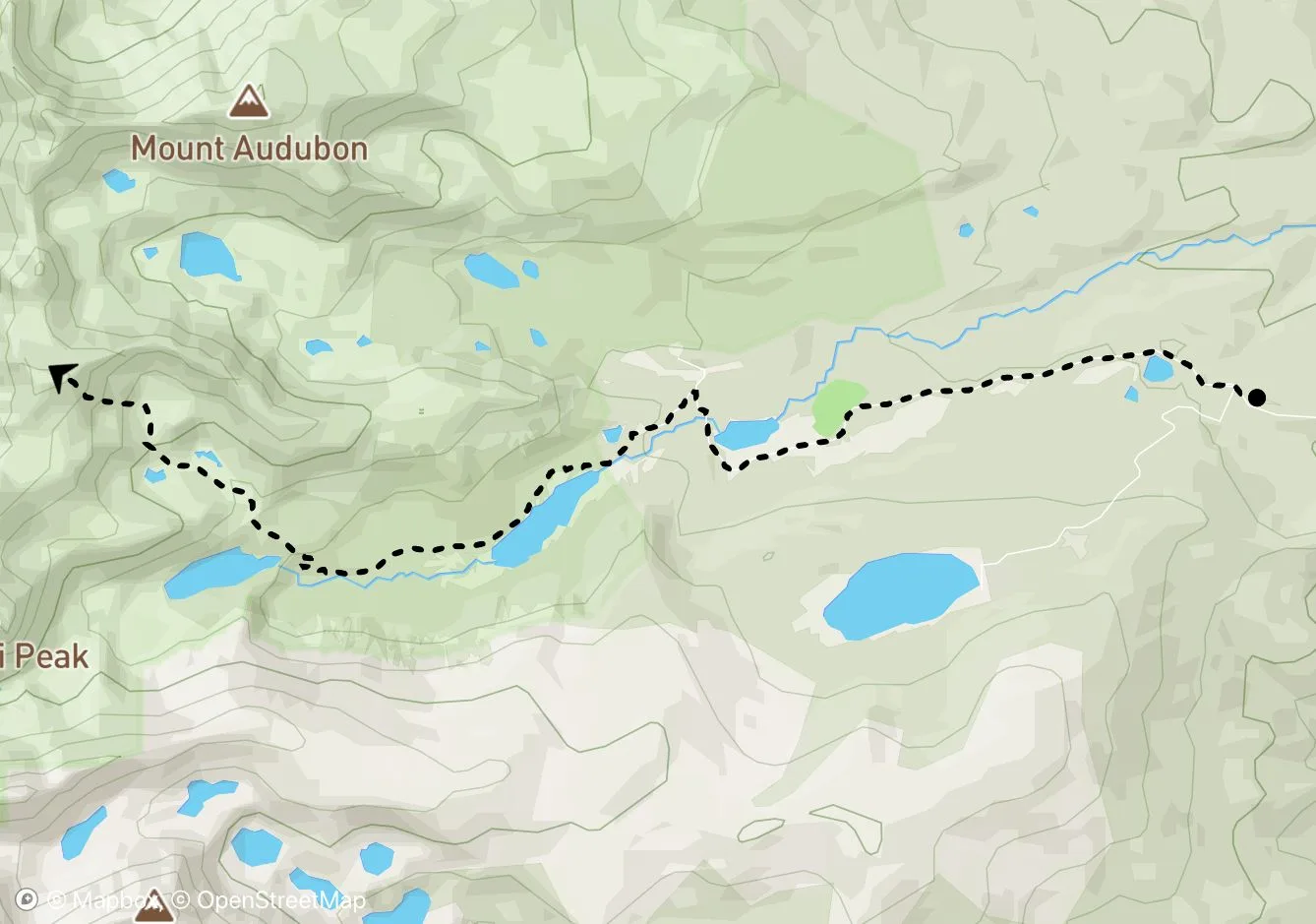 Shawnee Peak map