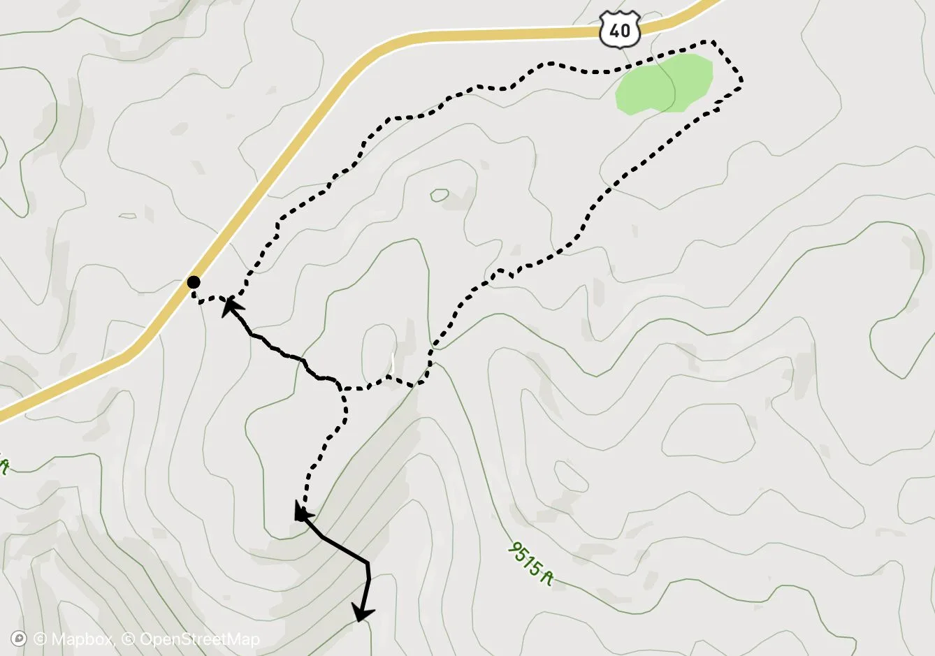 1C South Summit Loop map