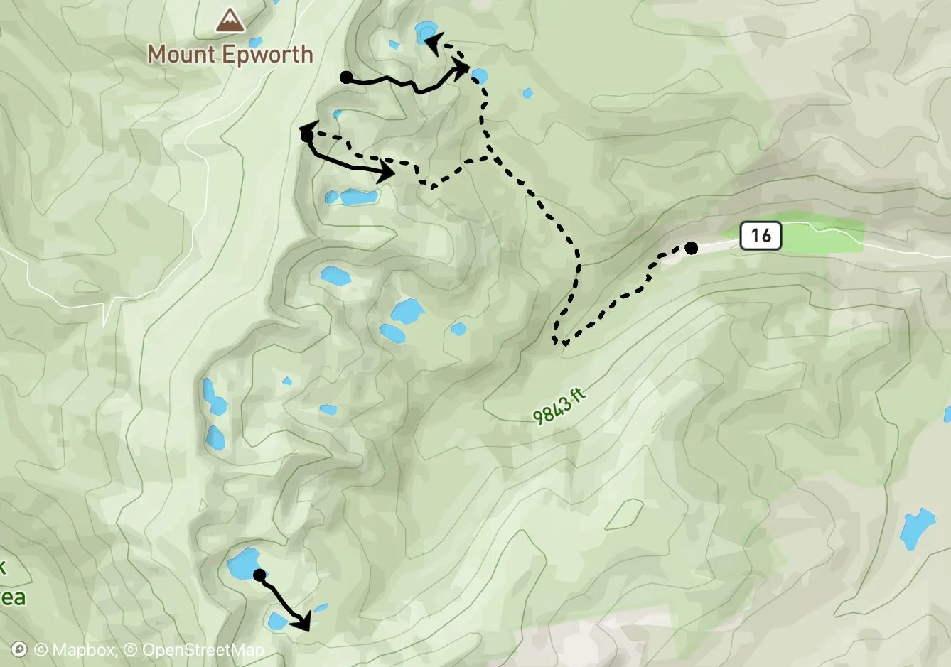 Forest Lakes map