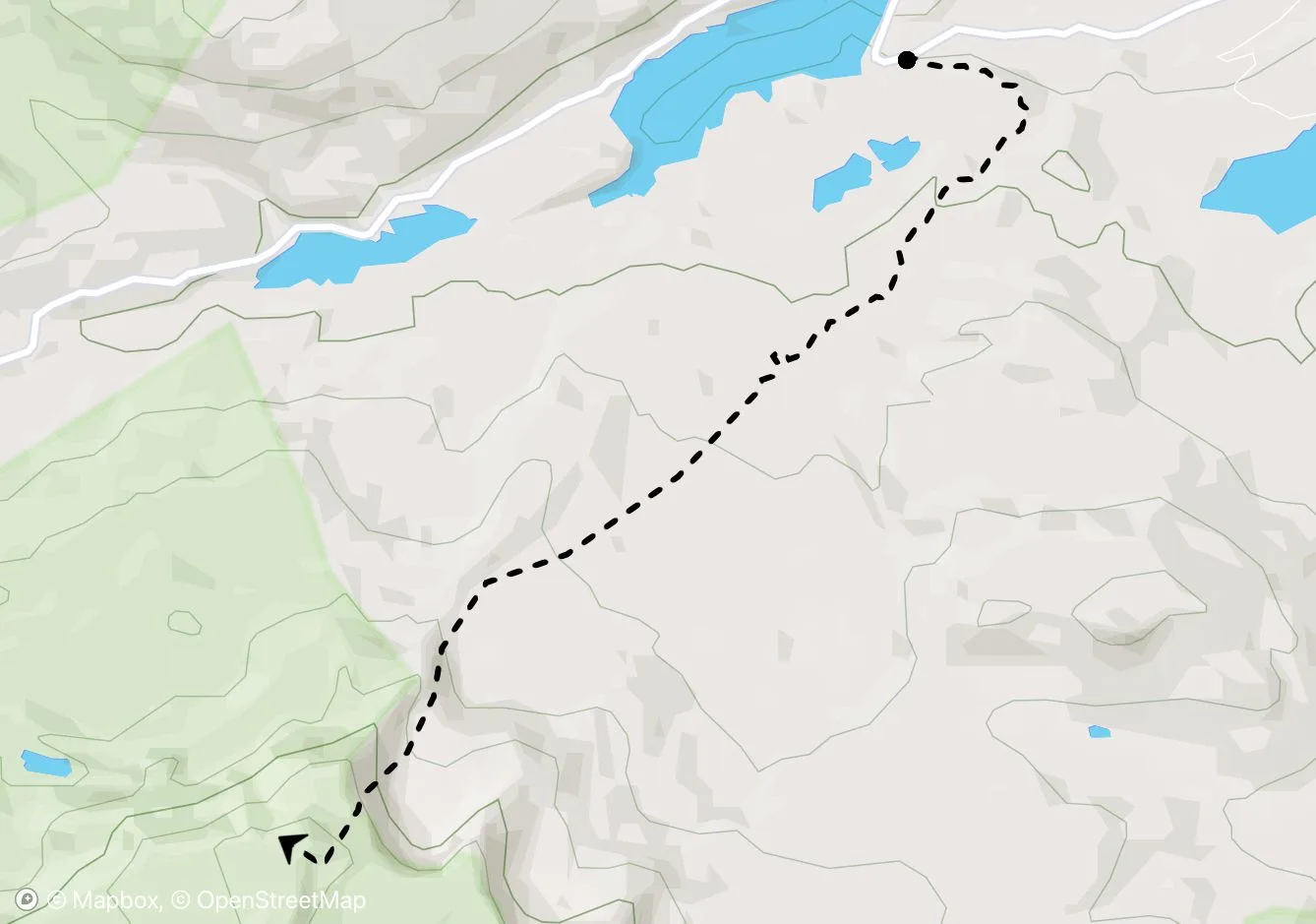 Flat Top Mountain map