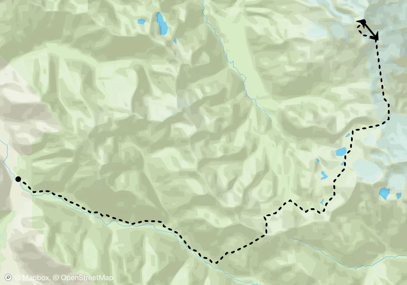 Glacier Peak map