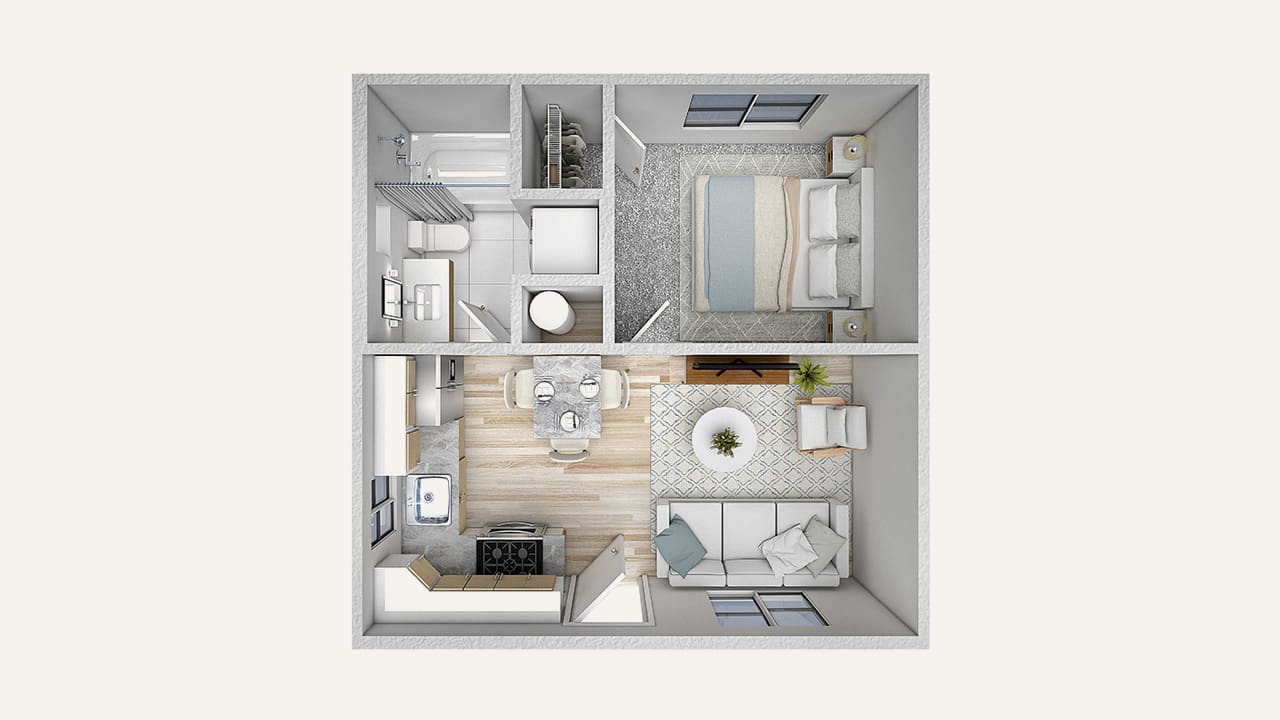 Estate 400 floor plan drawing