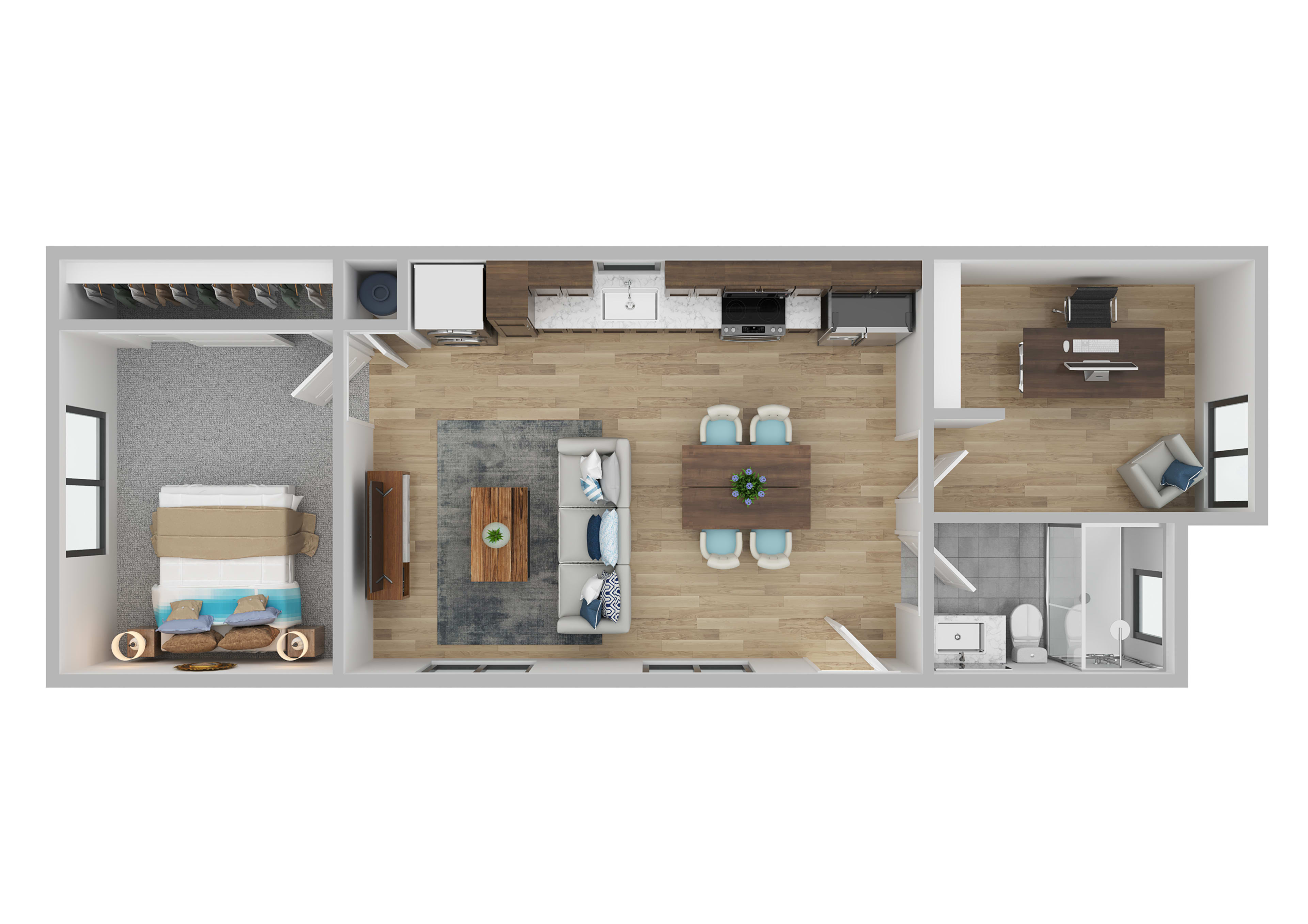 Custom floor plan for the Shetland estate