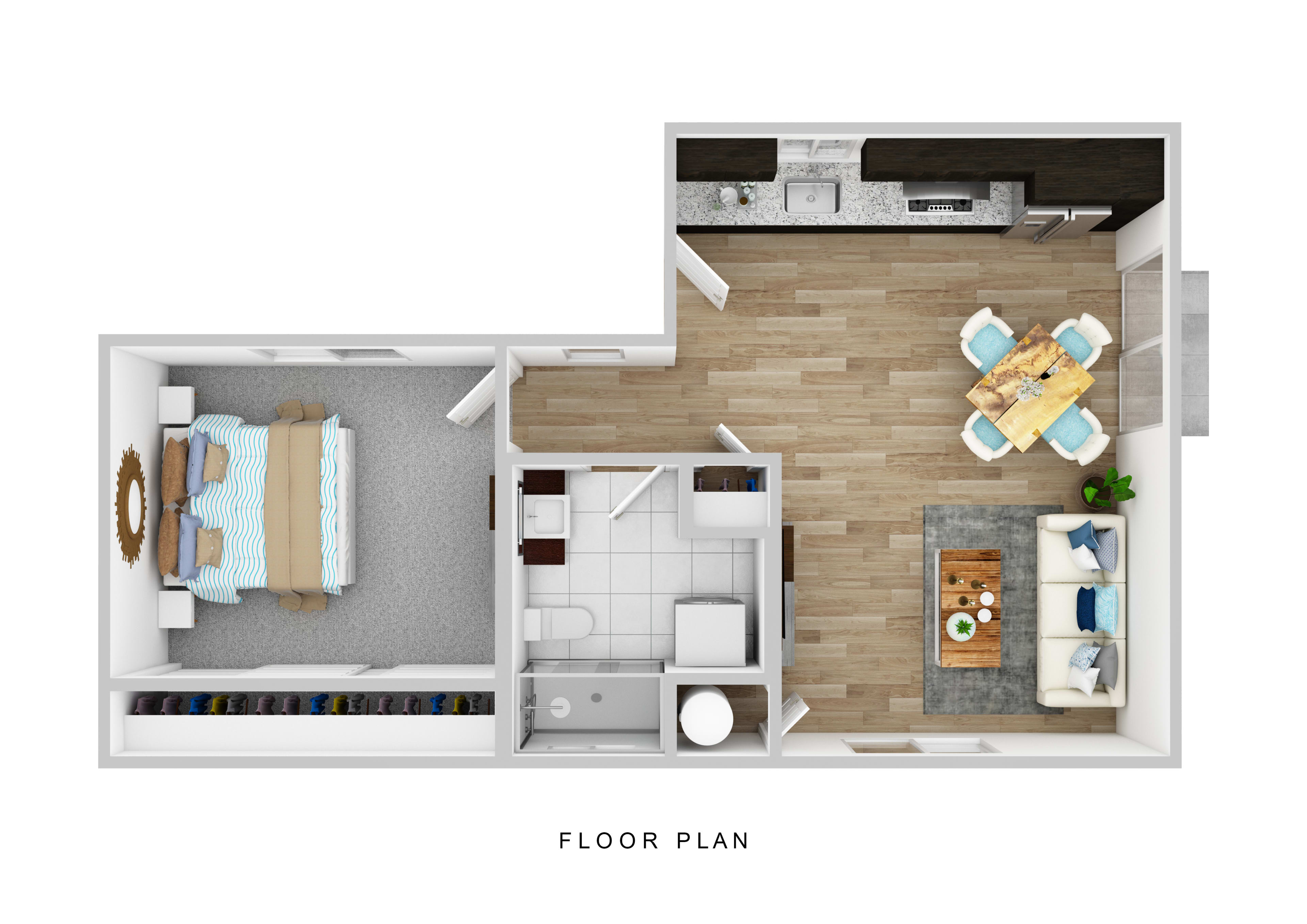 Custom floor plan for the Auburn estate