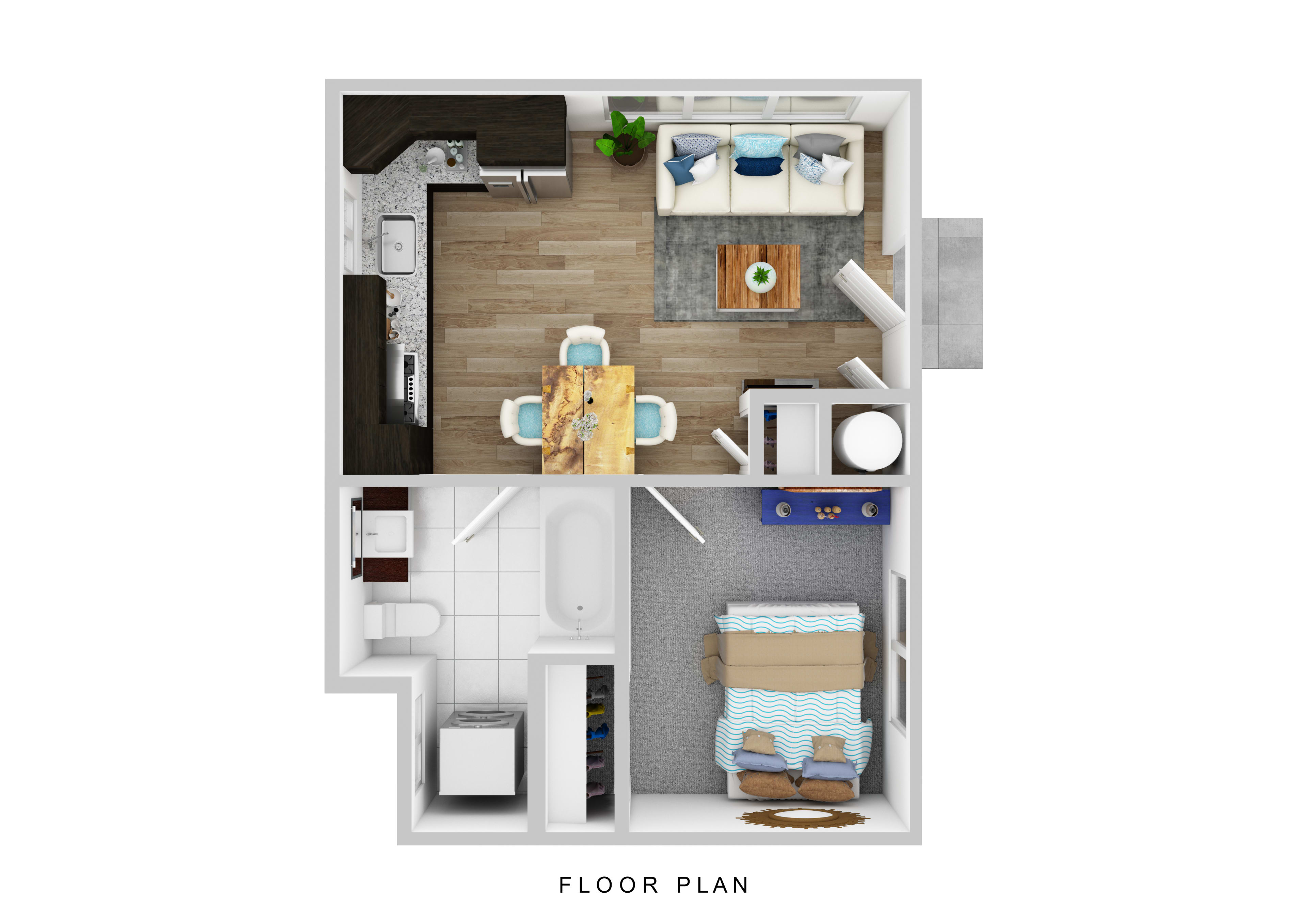 Custom floor plan for the Longview estate