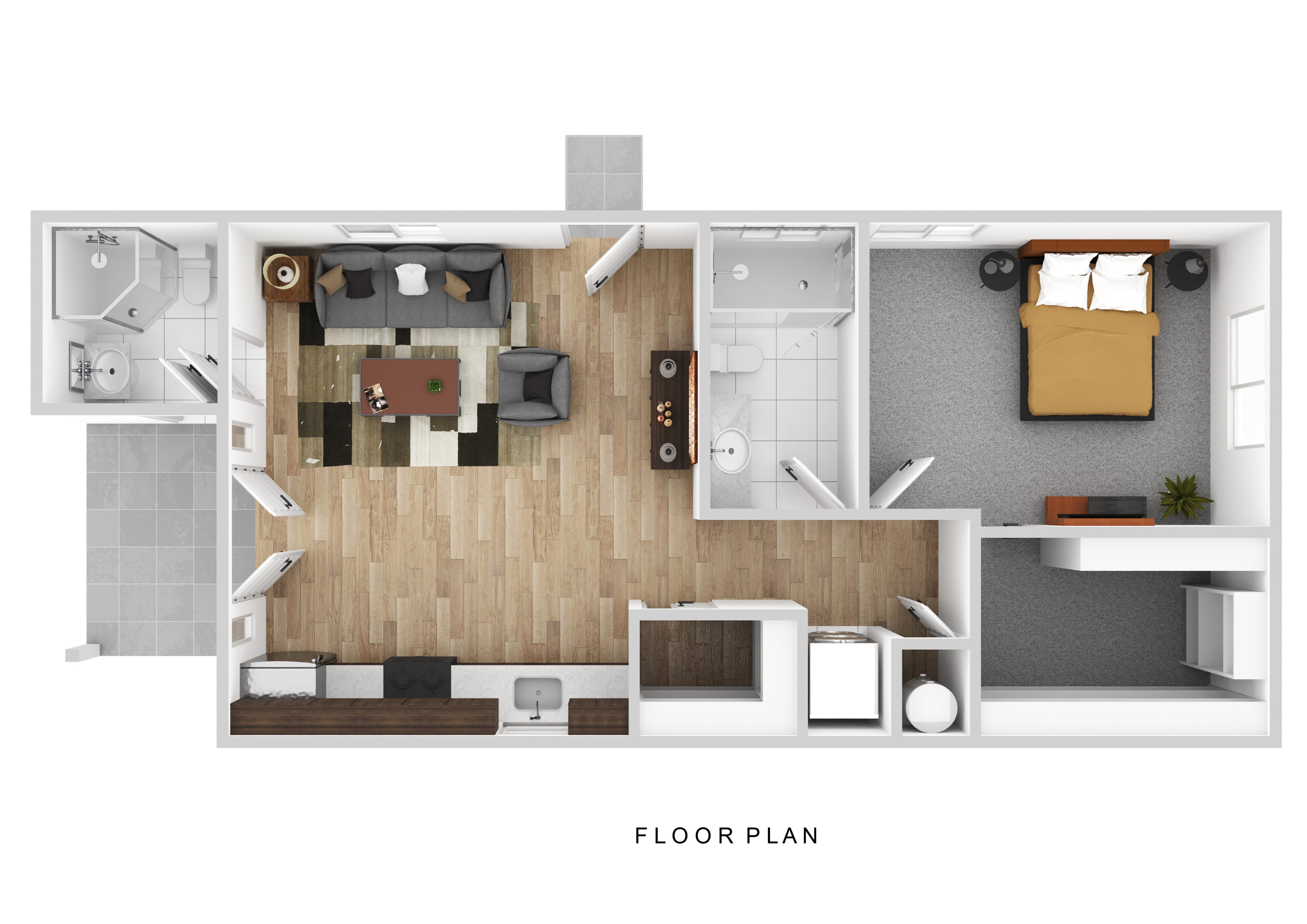 Custom floor plan for the Bullhead estate