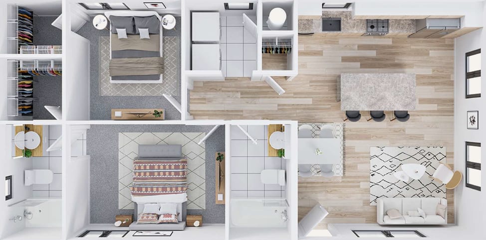 Estate 800 floor plan