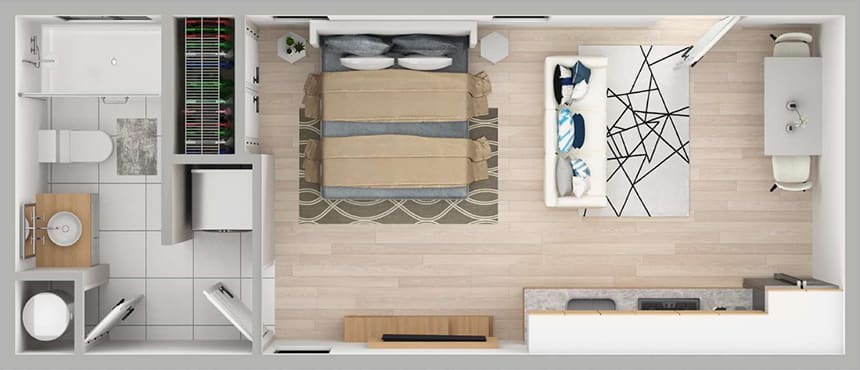 Estate 350 floor plan