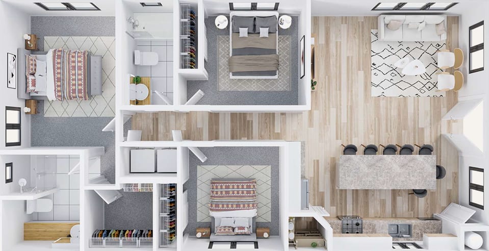 Estate 1200 floor plan