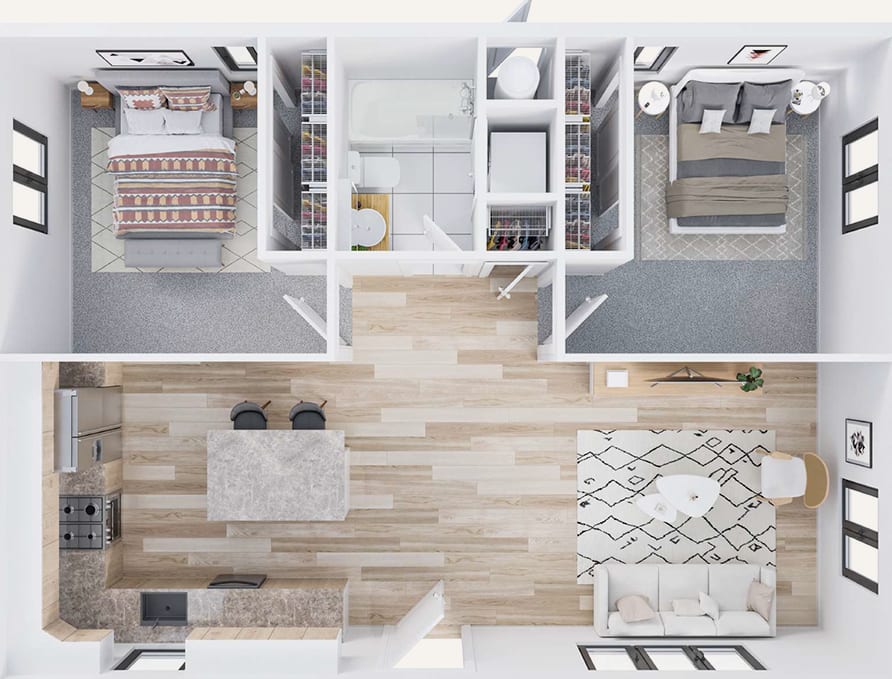 Estate 750 floor plan