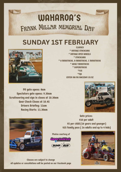 Frank Millar Memorial Day