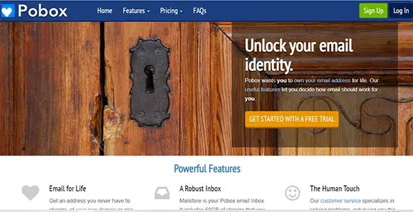 lifetime mail server dari pobox