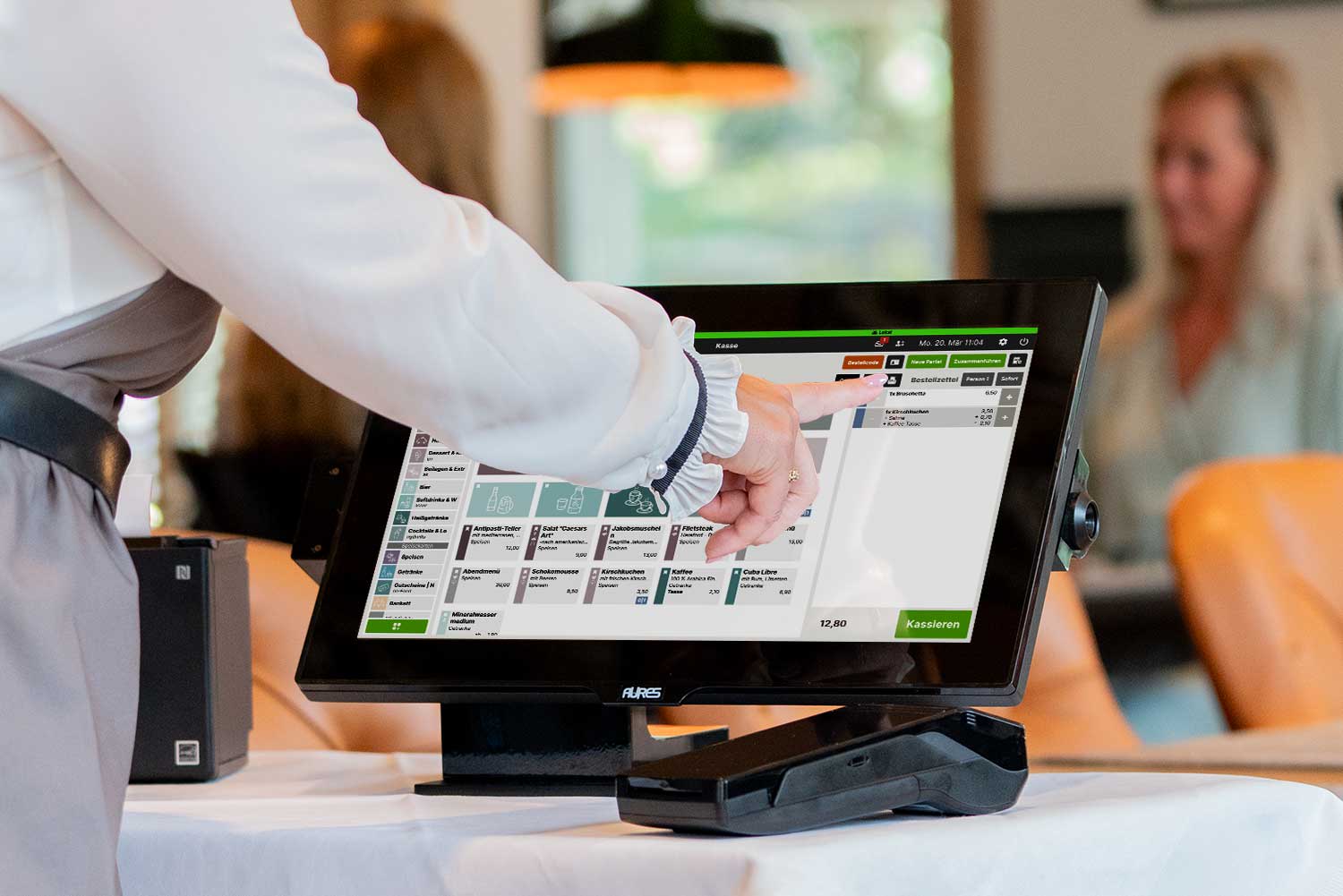 Restaurant mit Gastronovi als Kasse