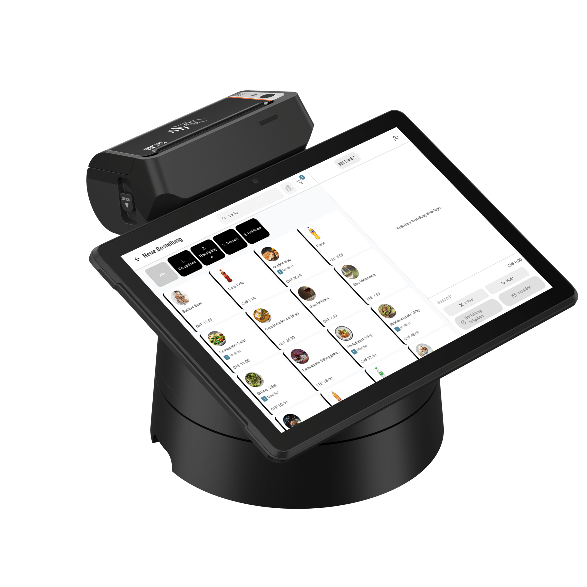 SUNMI V3 Mix inkl. Drucker, Scanner + Dockingstation