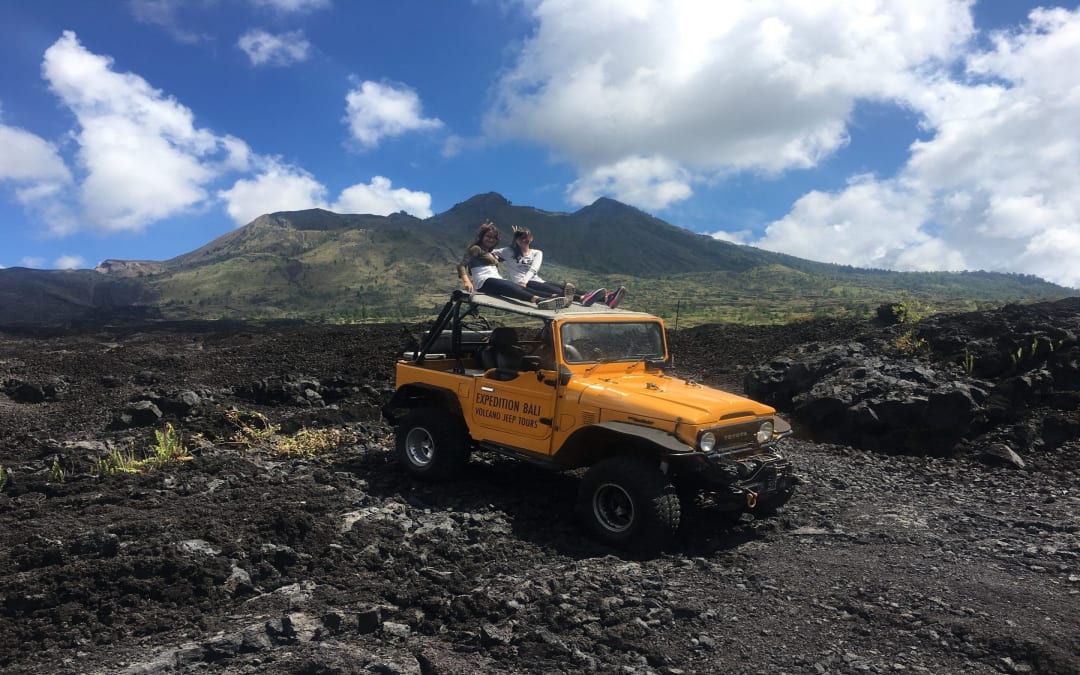 Exploring Mount Batur on a Black Lava Jeep Tour