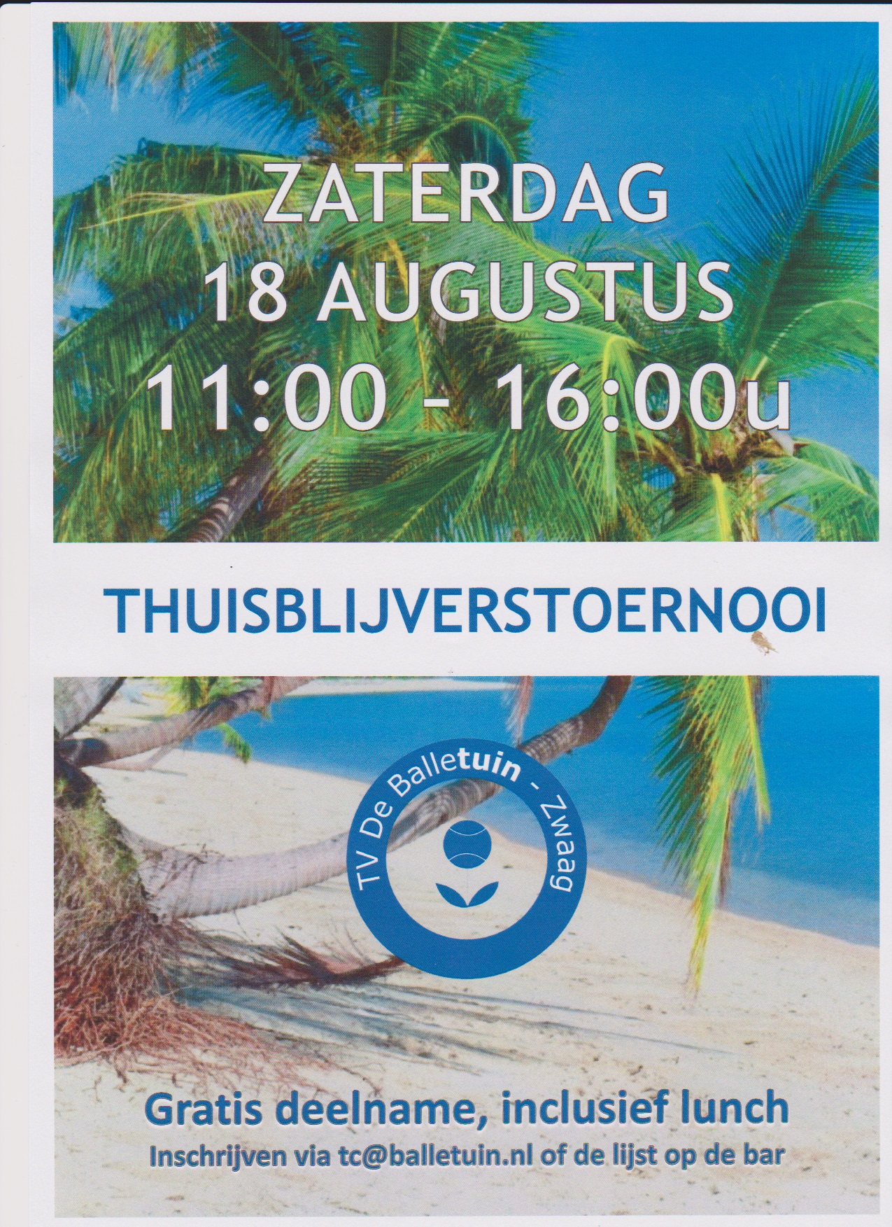 Homepage Thuisblijverstoernooi 2018
