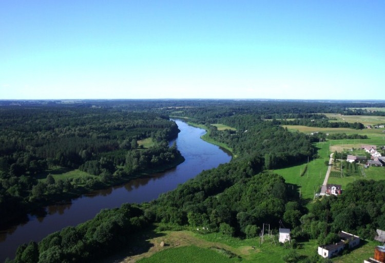 Litauen: Dorf Belvederis