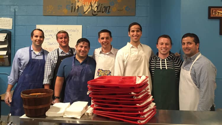 <p>BAM teams up with some of our partners to volunteer at a soup kitchen in Chicago.</p>