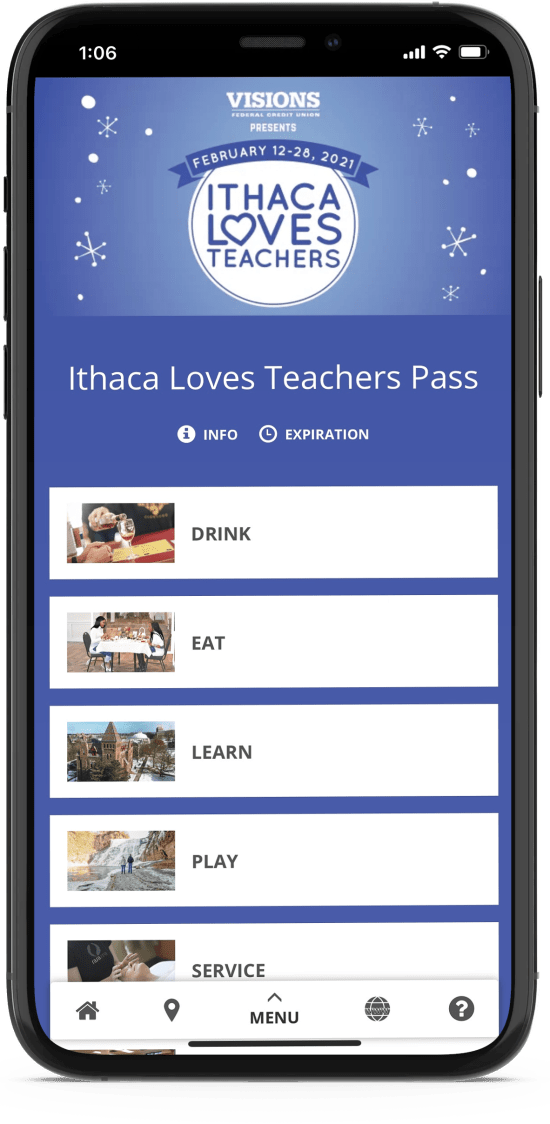 Ithaca Loves Teachers 2021 Pass