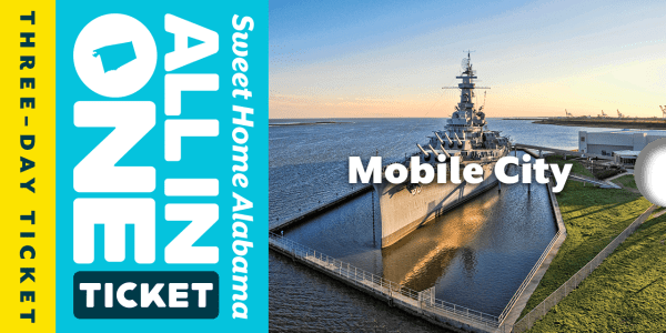 3 Day - Mobile City Multi-Attraction Pass Image