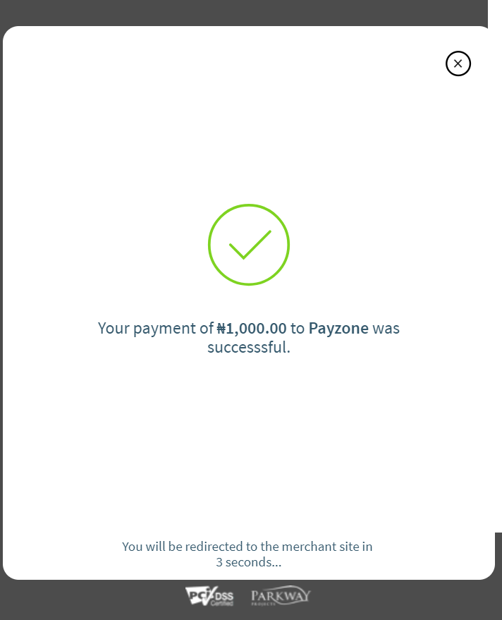 Successful  payment