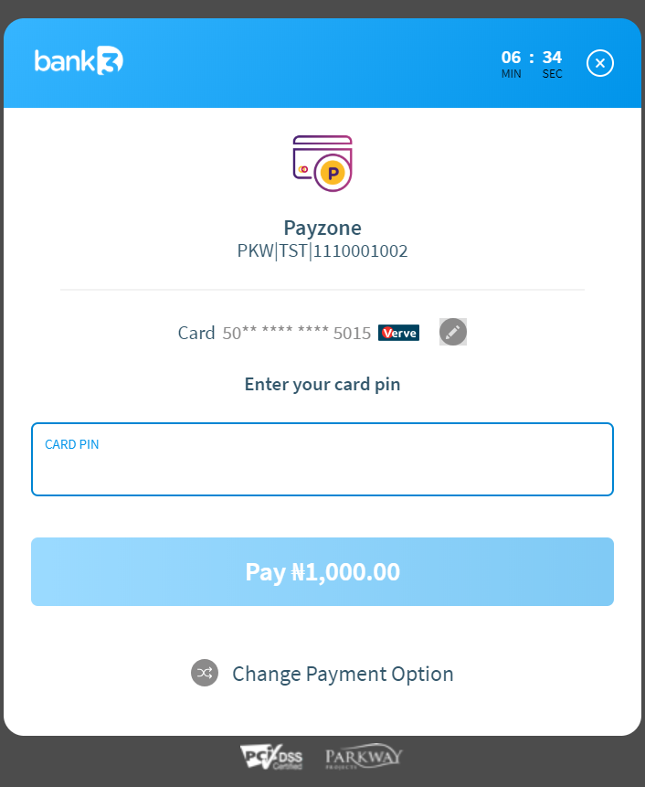 Enter PIN
